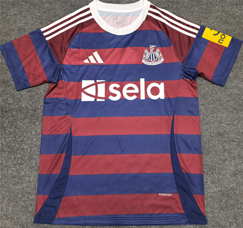 2024/25 Newcastle United Away Red & Blue Thailand Soccer Jersey AAA-312/417/1040