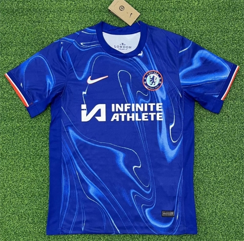 2024/25 With Adv Chelsea Home Blue Thailand Soccer Jersey AA-320