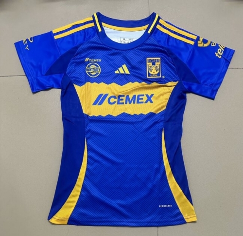 2024/25 Tigres UANL Away Blue Female Thailand Soccer Jersey AAA-07