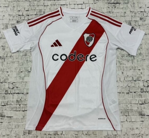 2024/25 CA River Plate Home White Thailand Soccer Jersey AAA-313