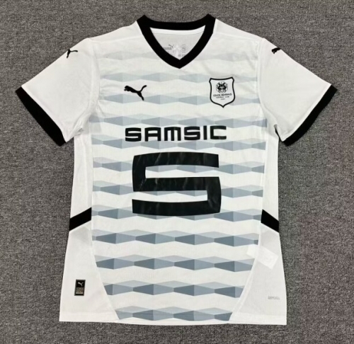 2024/25 Stade Rennais Away White Thailand Soccer jersey AAA-1040