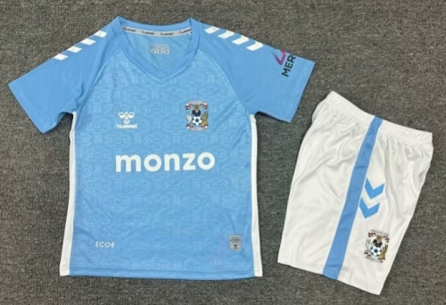 Kids 2024/25 Coventry City Home Blue Kids/Youth Soccer Jersey AAA-1040