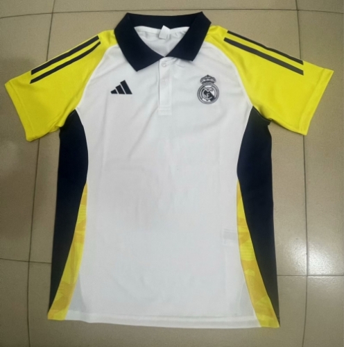 2024/25 Real Madrid White Thailand Soccer Polo Shirts-95