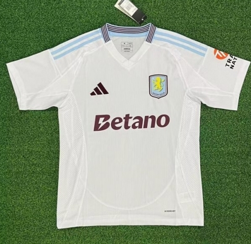 2024-25 Aston Villa Away White Thailand Soccer Jersey AAA-320/417