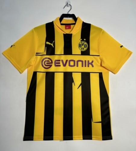 12-13 Retro Version Borussia Dortmund Home Yellow & Black Thailand Soccer Jersey AAA-522/JM/811