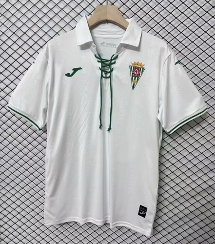 2024/25 Commemorative Version Cordoba CF White Thailand Soccer Jersey AAA-95