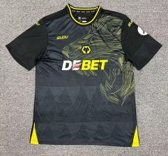 2024/25 Wolverhampton Wanderers Away Black Thailand Soccer Jersey AAA-1040/47