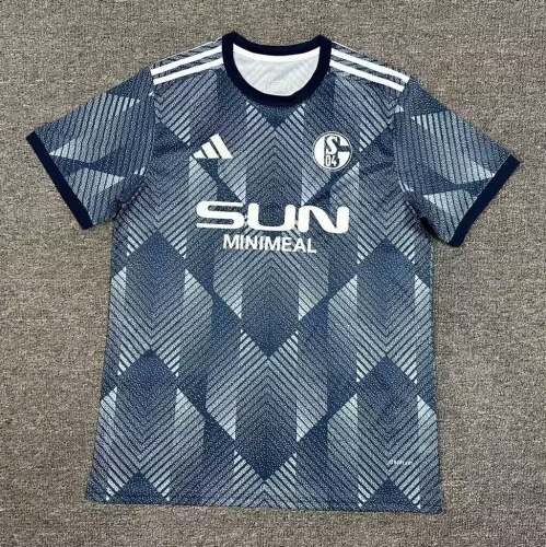 2024/25 Schalke 04 2nd Away Blue Thailand Soccer Jersey AAA-1040