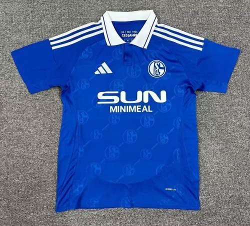 2024/25 Schalke 04 Home Blue Thailand Soccer Jersey AAA-1040