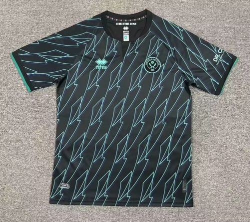 2024/25 Sheffield Away Black & Green Thailand Soccer Jersey AAA-1040/95