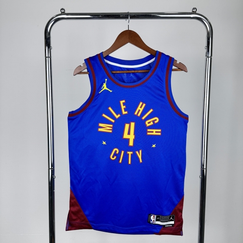 2023 Season Feiren Limited Version NBA Denver Nuggets Cai Blue #4 Jersey-311