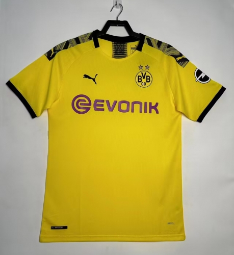 19/20 Retro Version Borussia Dortmund Home Yellow Thailand Soccer Jersey AAA-311