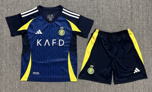 Kids 2024/25 Al-Nassr FC Blue Kids/Youth Soccer Uniform-516/507/522