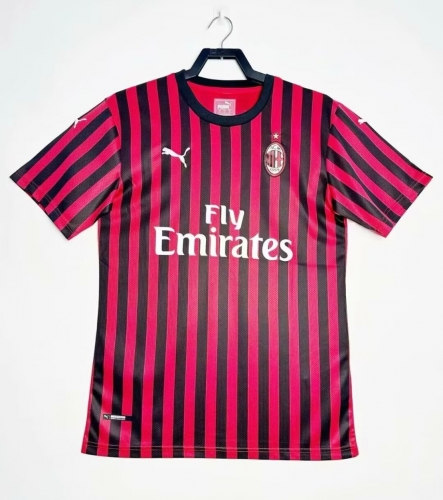 19-20 Retro Version AC Milan Home Red & Black Thailand Soccer Jersey AAA-311