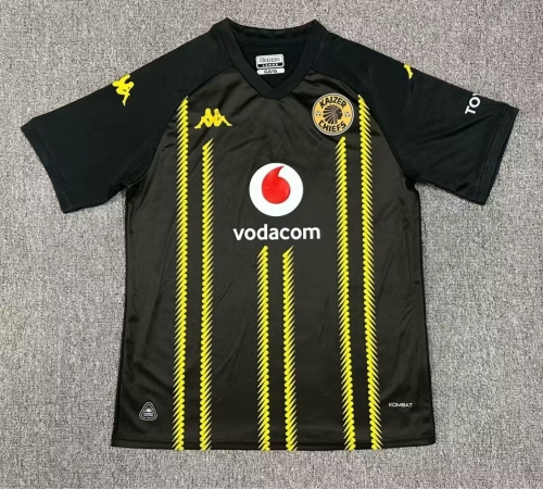 2024/25 Kaizer Chiefs Away Black Thailand Soccer Jersey AAA-1040