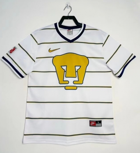 97-98 Retro Version Pumas UNAM Away White Thailand Soccer Jersey AAA-2041/811