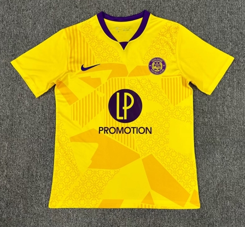 2024/2025 Toulouse  Away Yellow Thailand Soccer Jersey AAA-1040