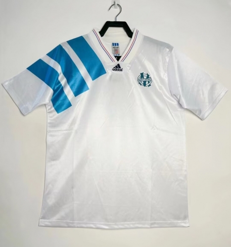 92-93 Retro Version Olympique de Marseille 2nd Away Black Thailand Soccer Jersey AAA-1041/811