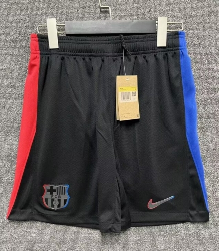 2024/25 Barcelona Away  Black Thailand Soccer Shorts-315