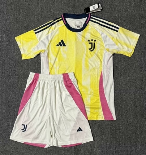 2024/25 Juventus Away Yellow Soccer Uniform-302/516