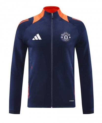 2024/25 #02 Manchester United Royal Blue Thailand Jacket Top-LH