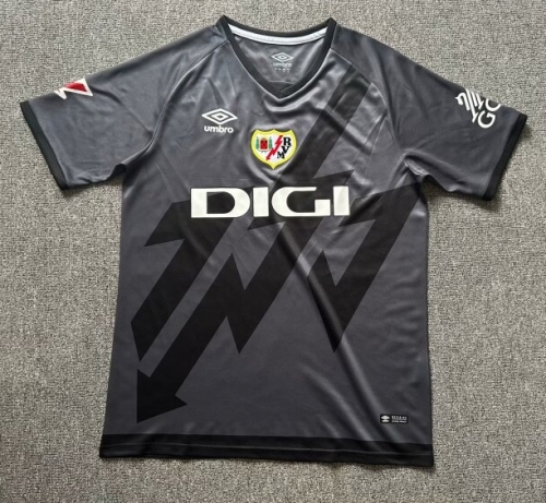 2024/25 Rayo Vallecano 2nd Away Black Thailand Soccer Jersey AAA-1040