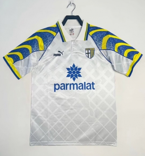 95-97 Retro Version Parma Calcio 1913 White Thailand Soccer Jersey AAA--311