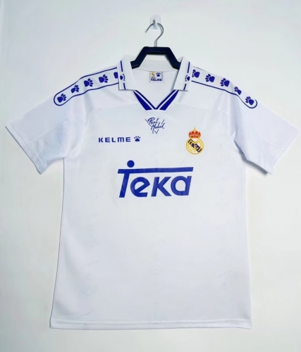 94/96 Retro Version Real Madrid Home White Thailand Soccer Jersey AAA-811/601