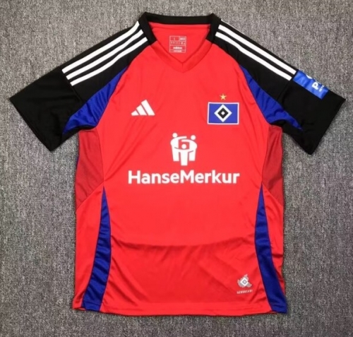 2024/25 Hamburger SV Away Red Thailand Soccer Jersey AAA-417