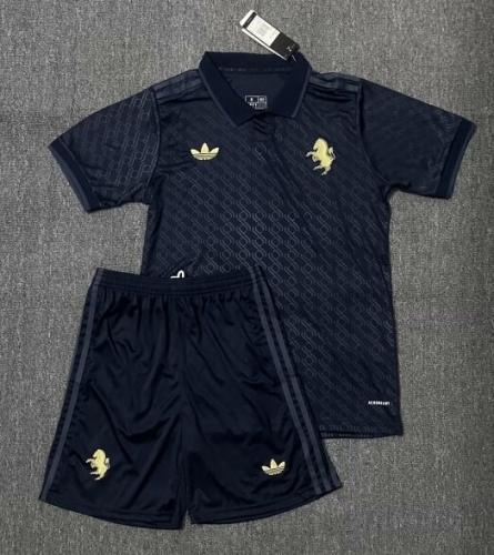 2024/25 Juventus 2nd Away Black Soccer Uniform-36/302/516