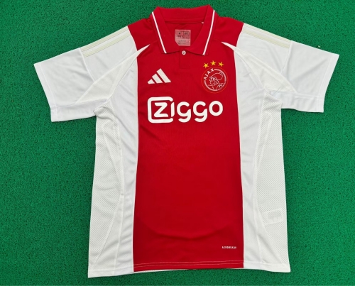 2024/25 Ajax Home Red Thailand Soccer Jersey AAA-407/416