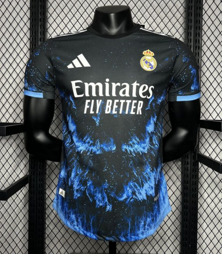 Player Special Version 2024/25 Real Madrid Blue Thailand Soccer Jerseys AAA-MY