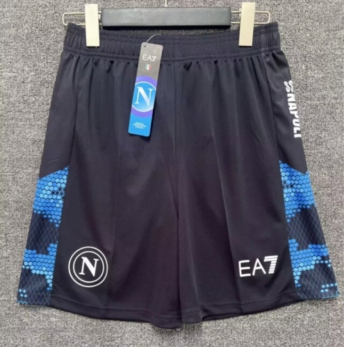 2024/25 Commemorative Version Napoli Black Thailand Soccer Shorts-315