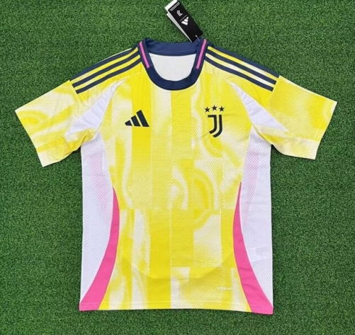 24/25 Juventus FC Away Yellow Thailand Soccer Jersey AAA-320/416/PF