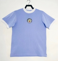 1972 Retro Version Manchester City Blue Thailand Soccer Jersey AAA-311
