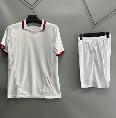 Customize 2024/25 AC Milan Away White Soccer Uniform-DN