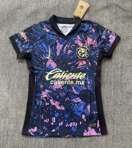 2024-25 Club America 2nd Away Purple & Blue Female Thailand Soccer Jersey AAA-07/SH