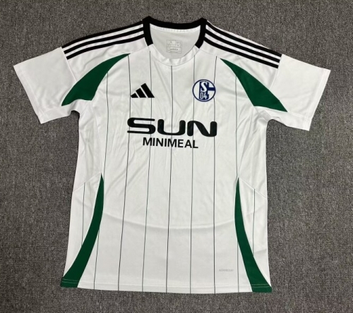 2024/25 Schalke 04 Away White Thailand Soccer Jersey AAA-1040