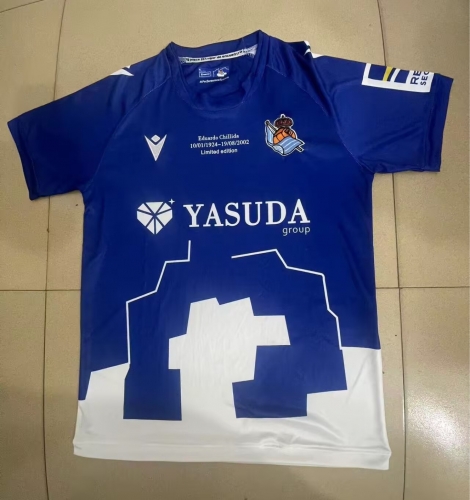 2024/25 Commemorative Version Real Sociedad Blue & White Thailand Soccer Jersey AAA-95