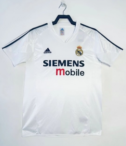 04/05 Retro Version Real Madrid Home White Thailand Soccer Jersey AAA-811