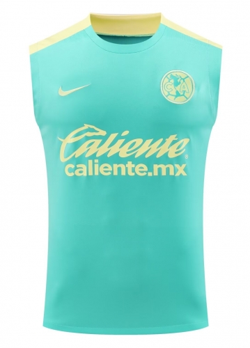 2024/25 Club América Green Thailand Soccer Training Vest-418