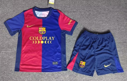 Kids 24/25 Jointed Version Barcelona Blue & Red Kids/Youth Soccer Uniform-530