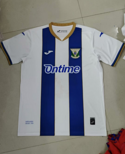 2024/25 CD Leganés Home Blue & White Thailand Soccer Jersey AAA-2173