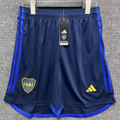 24/25 Boca Juniors 2nd Away Blue Thailand Soccer Shorts-315