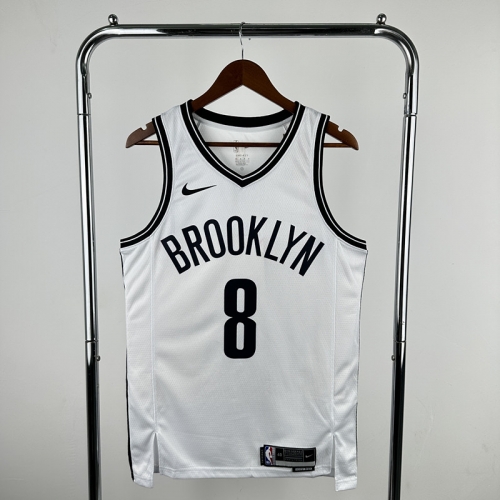 2023 Season Brooklyn Nets NBA White #8 Jersey-311