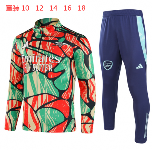 Kids 2024/25 Arsenal Color Kids/Youth Soccer Tracksuit Uniform-GDP