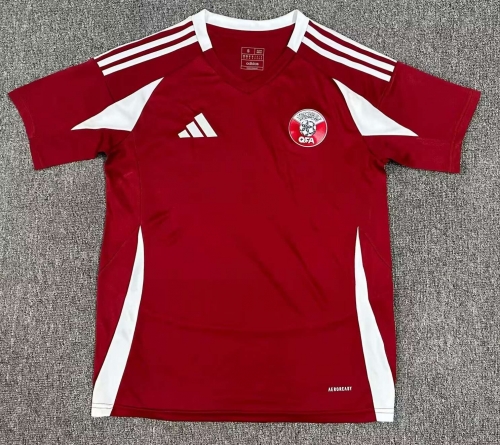 2024/25 Qatar Home Red Thailand Soccer Jersey AAA-1040