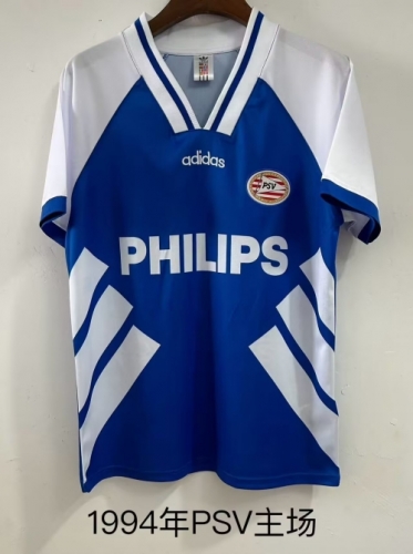 1994 Retro Version PSV Eindhoven Home Blue Soccer Jersey AAA-709