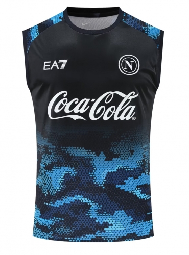 2024/25 SSC Napoli Black & Blue Thailand Soccer Training Vest-418