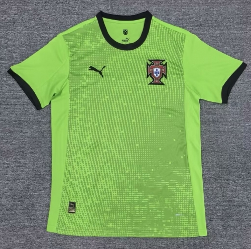 2024/25 Portugal Goalkeeper Green Thailand Soccer Jersey AAA-313